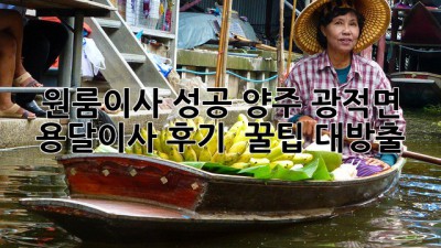 원룸이사 성공🙌 양주 광적면 용달이사 후기 & 꿀팁 대방출! 🚚💨